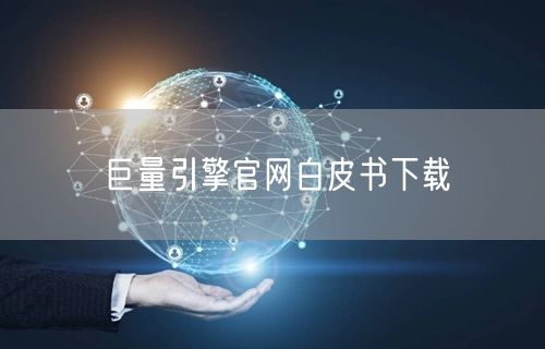 巨量引擎官网白皮书下载