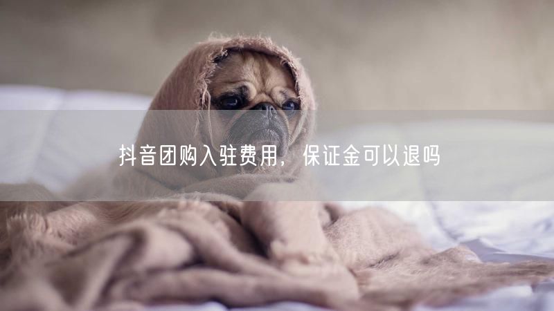 抖音团购入驻费用，保证金可以退吗